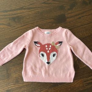 18-24M Deer Pink Sweater